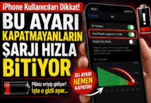 iPhone Kullanıcıları Dikkat! Bu Ayarı Kapatmayanların Şarjı Hızla Bitiyor