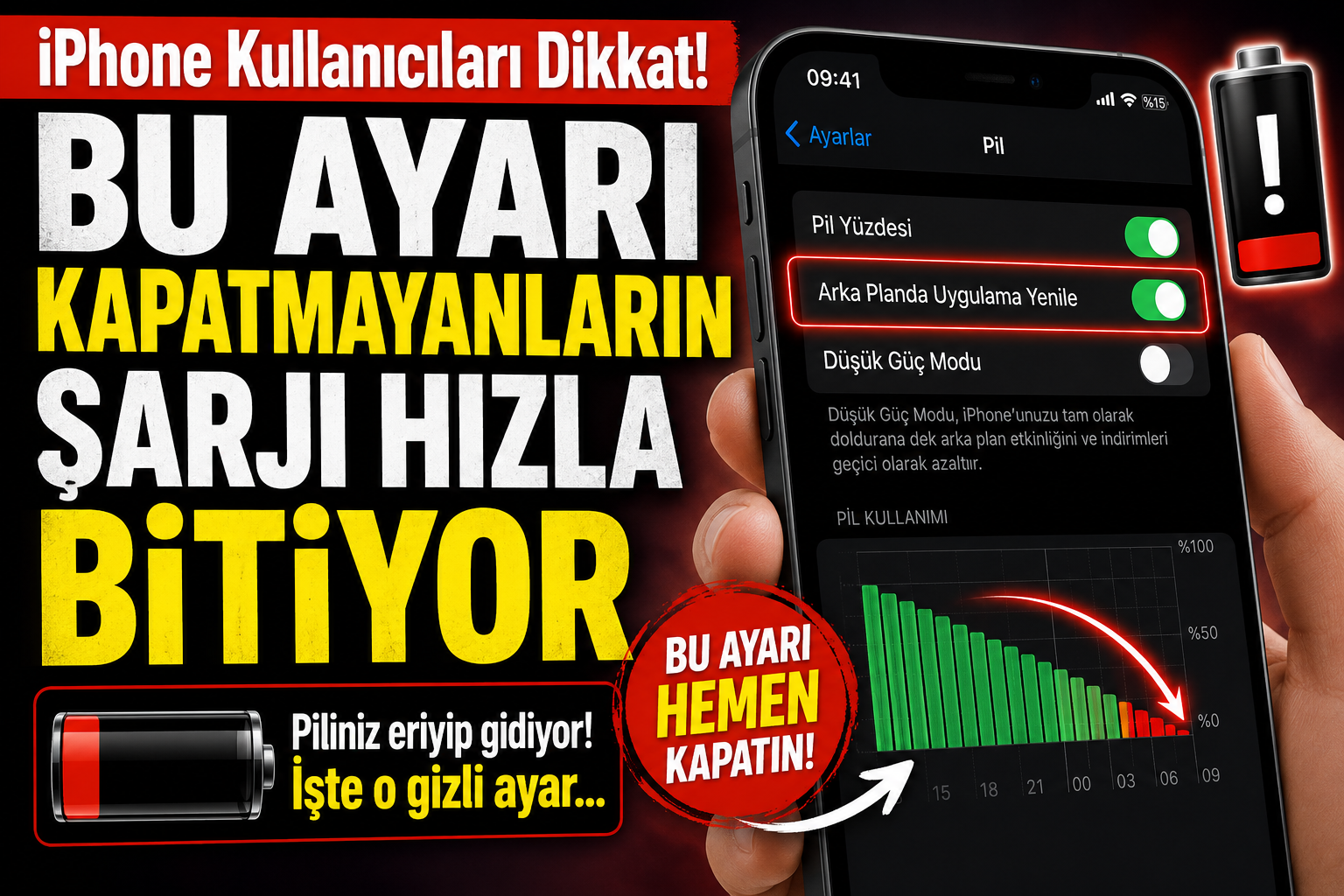iPhone Kullanıcıları Dikkat! Bu Ayarı Kapatmayanların Şarjı Hızla Bitiyor